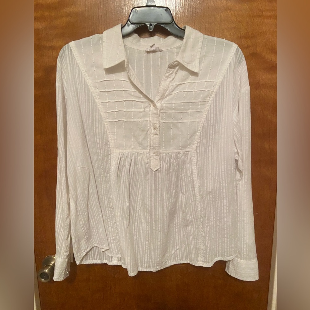 100% White Cotton Blouse